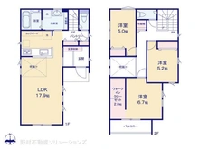 【神奈川県/相模原市南区上鶴間本町】相模原市南区上鶴間本町9丁目 新築一戸建て 間取り図