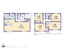 【神奈川県/座間市西栗原】座間市西栗原2丁目 新築一戸建て 間取り図