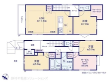 【神奈川県/大和市福田】大和市福田2丁目 中古一戸建て 間取り図