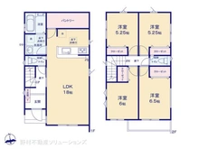 【神奈川県/相模原市中央区星が丘】相模原市中央区星が丘2丁目 新築一戸建て 間取り図