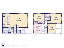 【神奈川県/座間市ひばりが丘】座間市ひばりが丘1丁目 新築一戸建て 間取り図