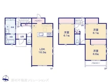 【神奈川県/相模原市南区下溝】相模原市南区下溝 新築一戸建て 間取り図