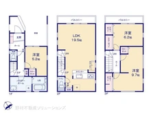 【神奈川県/相模原市中央区小町通】相模原市中央区小町通1丁目 新築一戸建て 間取り図