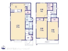 【神奈川県/大和市福田】大和市福田5丁目 新築一戸建て 間取り図