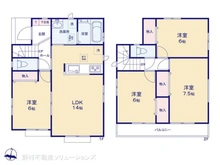 【神奈川県/大和市福田】大和市福田5丁目 新築一戸建て 間取り図