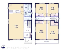 【神奈川県/大和市福田】大和市福田5丁目 新築一戸建て 間取り図