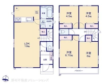 【神奈川県/大和市福田】大和市福田5丁目 新築一戸建て 間取り図