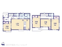 【神奈川県/大和市福田】大和市福田5丁目 新築一戸建て 間取り図