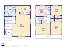【神奈川県/大和市福田】大和市福田5丁目 新築一戸建て 間取り図