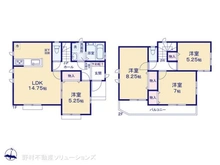 【神奈川県/大和市福田】大和市福田5丁目 新築一戸建て 間取り図