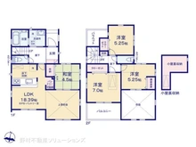 【神奈川県/相模原市南区下溝】相模原市南区下溝 新築一戸建て 間取り図