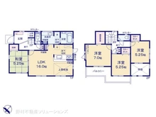 【神奈川県/大和市上和田】大和市上和田 新築一戸建て 間取り図