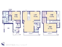 【神奈川県/相模原市南区上鶴間本町】相模原市南区上鶴間本町6丁目 新築一戸建て 間取り図