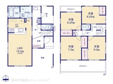 【神奈川県/相模原市中央区横山台】相模原市中央区横山台1丁目 新築一戸建て 間取り図