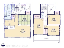 【神奈川県/相模原市中央区横山台】相模原市中央区横山台1丁目 新築一戸建て 間取り図