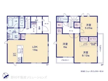 【神奈川県/座間市明王】座間市明王 新築一戸建て 間取り図