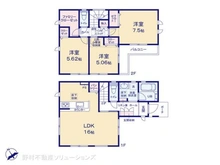 【神奈川県/座間市明王】座間市明王 新築一戸建て 間取り図