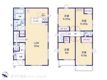 【東京都/町田市木曽西】町田市木曽西1丁目 新築一戸建て 間取り図