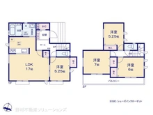 【東京都/町田市本町田】町田市本町田 新築一戸建て 間取り図