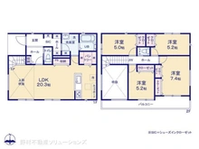 【東京都/町田市成瀬台】町田市成瀬台4丁目 新築一戸建て 間取り図