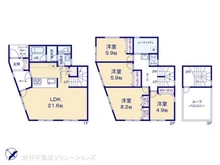 【東京都/町田市真光寺】町田市真光寺2丁目 新築一戸建て 間取り図