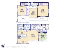 【神奈川県/相模原市南区御園】相模原市南区御園2丁目 新築一戸建て 間取り図