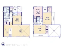 【神奈川県/大和市上草柳】大和市上草柳6丁目 新築一戸建て 間取り図