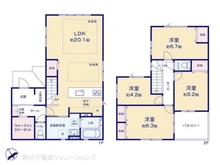 【神奈川県/相模原市中央区清新】相模原市中央区清新7丁目 新築一戸建て 間取り図