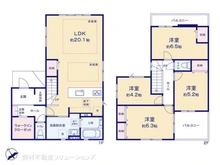 【神奈川県/相模原市中央区清新】相模原市中央区清新7丁目 新築一戸建て 間取り図