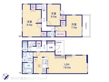 【神奈川県/相模原市南区豊町】相模原市南区豊町 新築一戸建て 間取り図