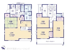 【神奈川県/座間市小松原】座間市小松原2丁目 新築一戸建て 間取り図