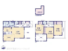 【神奈川県/相模原市中央区宮下本町】相模原市中央区宮下本町2丁目 新築一戸建て 間取り図