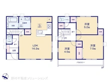 【神奈川県/相模原市南区東林間】相模原市南区東林間7丁目 新築一戸建て 間取り図