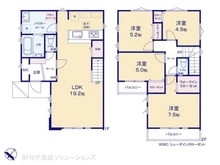 【神奈川県/大和市上和田】大和市上和田 新築一戸建て 間取り図