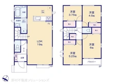 【神奈川県/座間市立野台】座間市立野台2丁目 新築一戸建て 間取り図