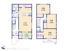 【神奈川県/相模原市南区当麻】相模原市南区当麻 新築一戸建て 間取り図