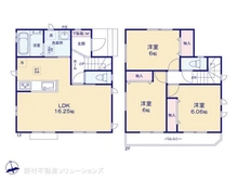 【神奈川県/相模原市南区東林間】相模原市南区東林間7丁目 新築一戸建て 間取り図