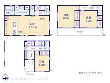 【神奈川県/相模原市中央区清新】相模原市中央区清新4丁目 新築一戸建て 間取り図