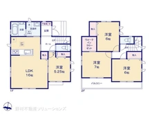 【神奈川県/相模原市南区上鶴間本町】相模原市南区上鶴間本町9丁目 新築一戸建て 間取り図