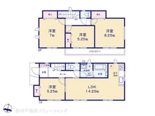 【神奈川県/座間市入谷西】座間市入谷西2丁目 新築一戸建て 間取り図