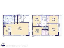 【神奈川県/座間市立野台】座間市立野台3丁目 新築一戸建て 間取り図