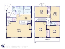 【神奈川県/相模原市中央区高根】相模原市中央区高根2丁目 新築一戸建て 間取り図