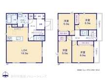 【東京都/町田市小山町】町田市小山町 新築一戸建て 間取り図