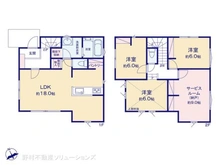 【神奈川県/大和市福田】大和市福田3丁目 新築一戸建て 間取り図