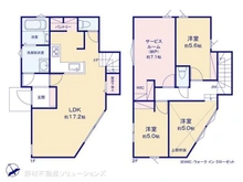 【神奈川県/大和市福田】大和市福田3丁目 新築一戸建て 間取り図