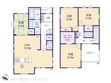 【神奈川県/相模原市中央区上溝】相模原市中央区上溝2丁目 新築一戸建て 間取り図