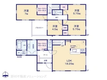 【神奈川県/大和市福田】大和市福田8丁目 新築一戸建て 間取り図