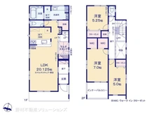【神奈川県/相模原市中央区陽光台】相模原市中央区陽光台5丁目 新築一戸建て 間取り図