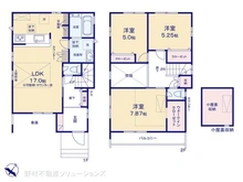 【神奈川県/相模原市中央区上溝】相模原市中央区上溝4丁目 新築一戸建て 間取り図