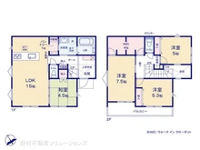 【神奈川県/相模原市中央区清新】相模原市中央区清新7丁目 新築一戸建て 間取り図